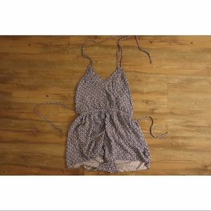 Blue print romper